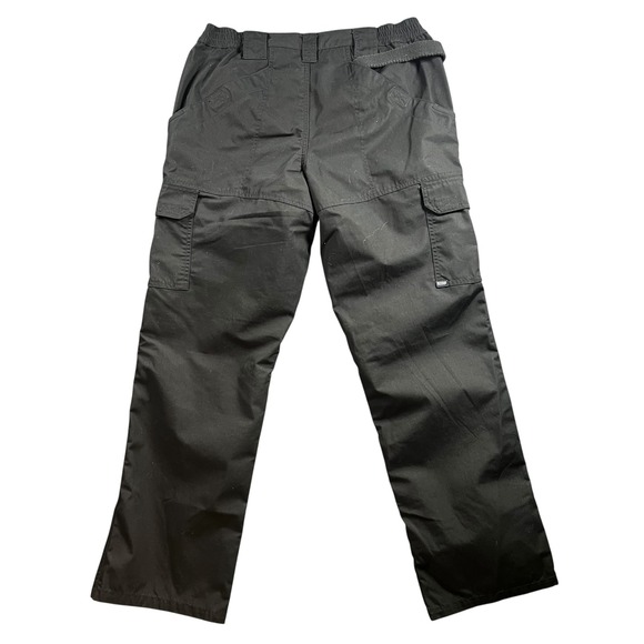 5.11 Tactical Women Black Ripstop Cargo Pants Size 12 Regular Work Outdoor - Picture 2 of 8